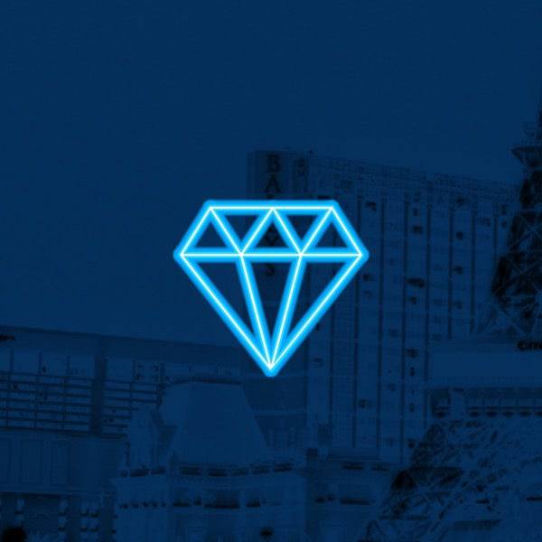 Diamond LED Neon Sign - Planet Neon