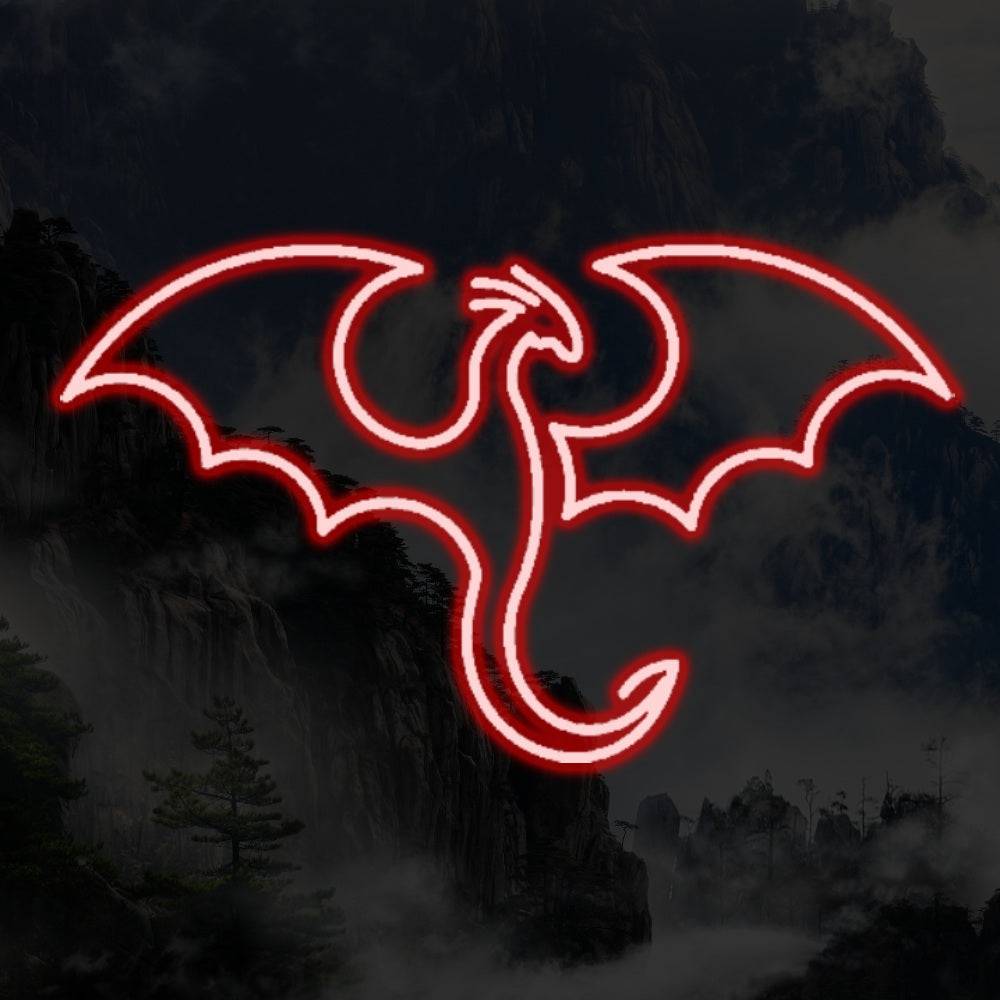 Flying Dragon LED Neon Sign - Planet Neon