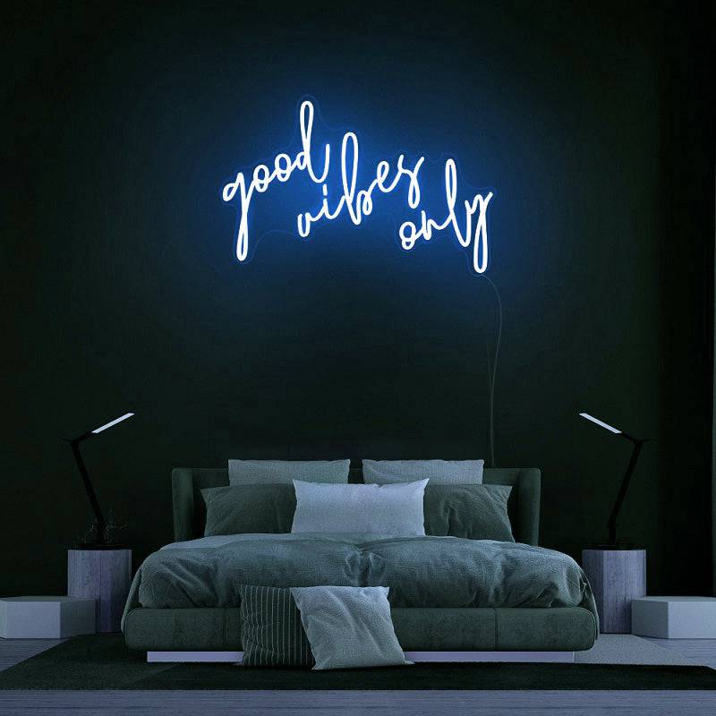 Good Vibes Only LED Neon Sign - Planet Neon Made in London Neon Signs