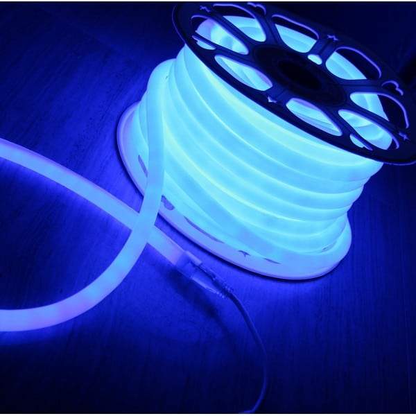 I LumoS 16mm BLUE Flexible IP65 Dimmable 360 Degree LED Neon Strip Light 220 – 240V 9W/m - Planet Neon
