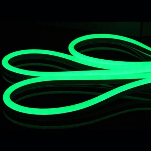 I LumoS 16mm GREEN Flexible IP65 Dimmable 360 Degree LED Neon Strip Light 220 – 240V 9W/m - Planet Neon