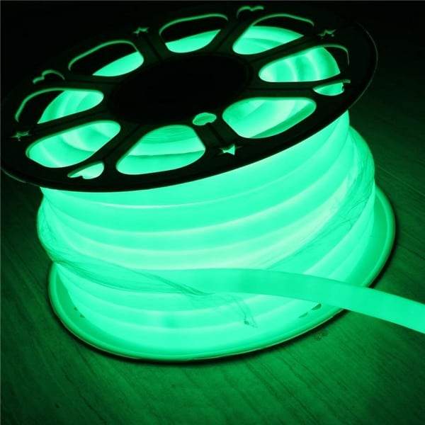 I LumoS 16mm GREEN Flexible IP65 Dimmable 360 Degree LED Neon Strip Light 220 – 240V 9W/m - Planet Neon