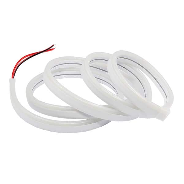 I LumoS 6x12mm PURE WHITE Flexible IP65 Dimmable LED Neon Strip Light 12V 9W/m - Planet Neon