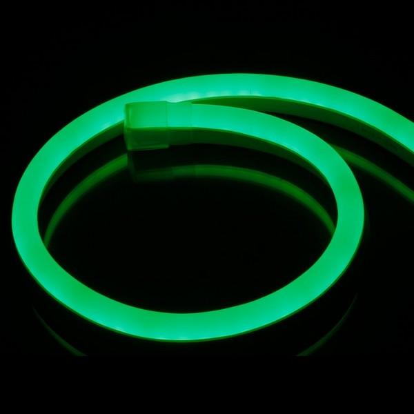 I LumoS 8x16mm GREEN Flexible IP65 Dimmable LED Neon Strip Light 12V 9W/m - Planet Neon