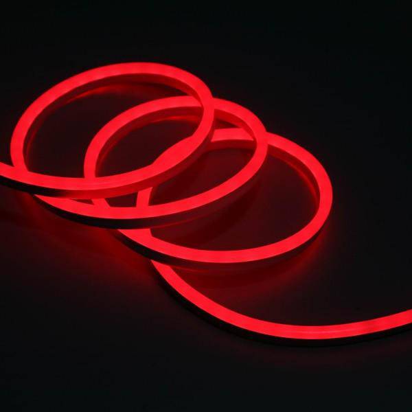 I LumoS 8x16mm RED Flexible IP65 Dimmable LED Neon Strip Light 12V 9W/m - Planet Neon