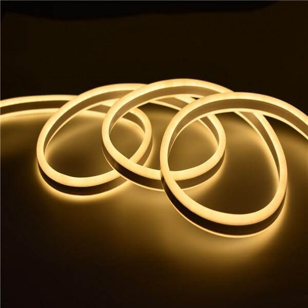 I LumoS 8x16mm WARM WHITE Flexible IP65 Dimmable Double Sided LED Neon Strip Light 12V DC 9W/m - Planet Neon