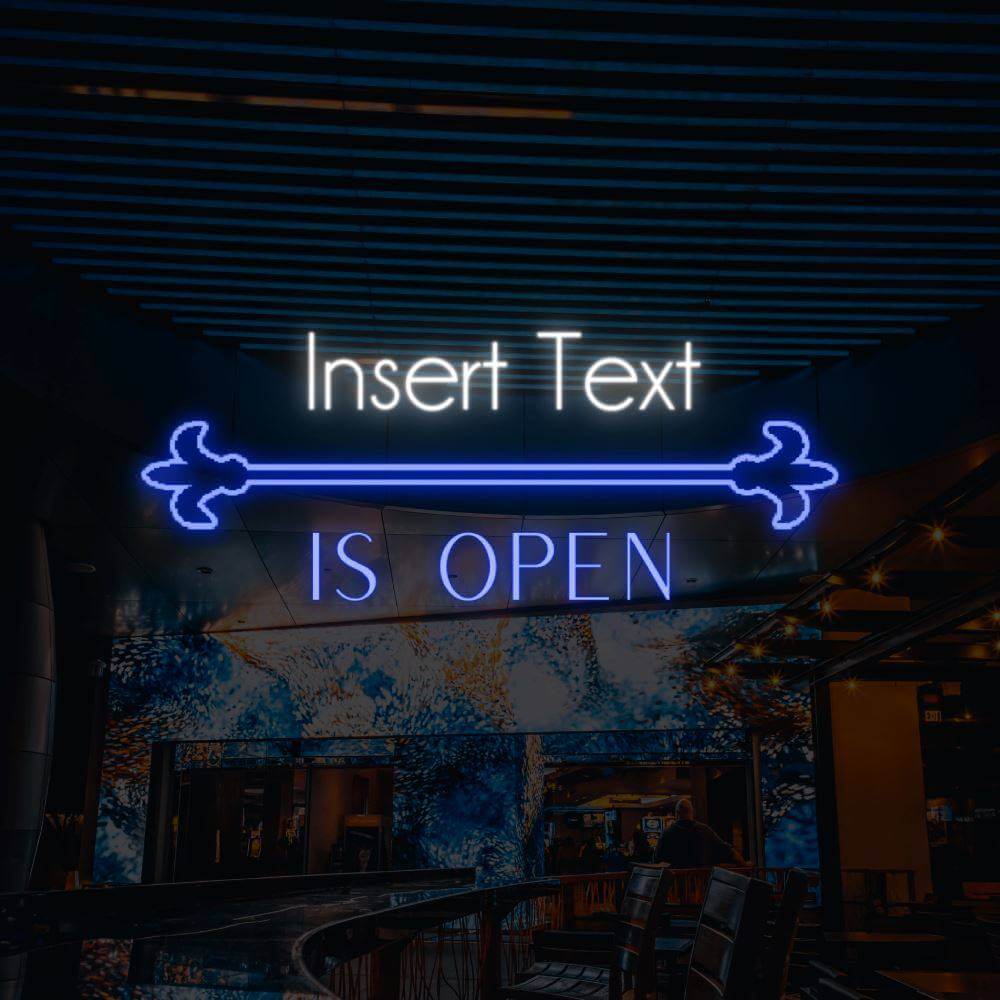 Is Open Part Custom LED Neon Sign - Planet Neon
