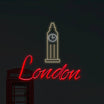 London Big Ben LED Neon Sign - Planet Neon