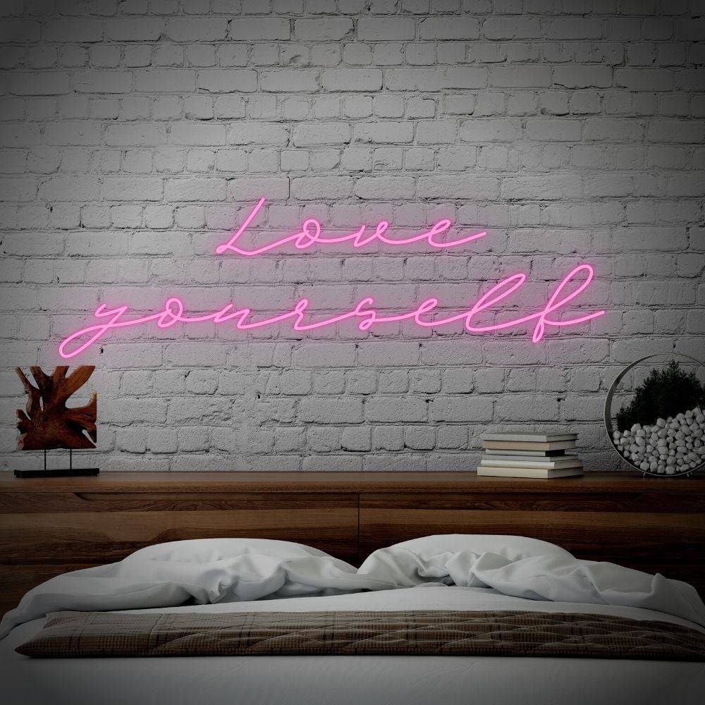 Love Yourself LED Neon Sign - Planet Neon