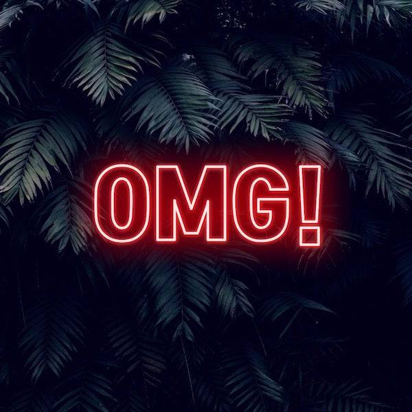 OMG! Outline LED Neon Sign - Planet Neon