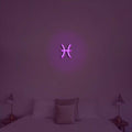 Pisces LED Neon Sign - Made in London Zodiac Neon Signs - Planet Neon