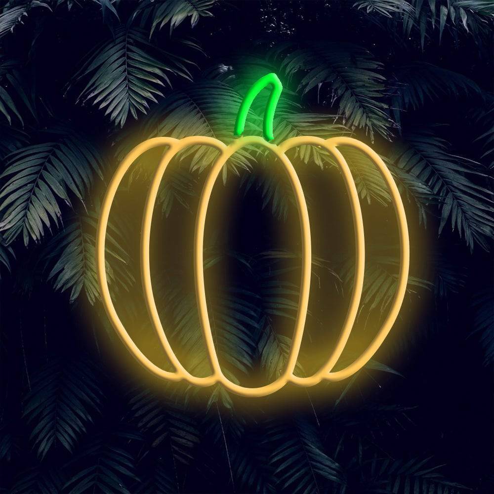 Pumpkin LED Neon Sign - Made in London Food Restaurants Neon Signs - Planet Neon
