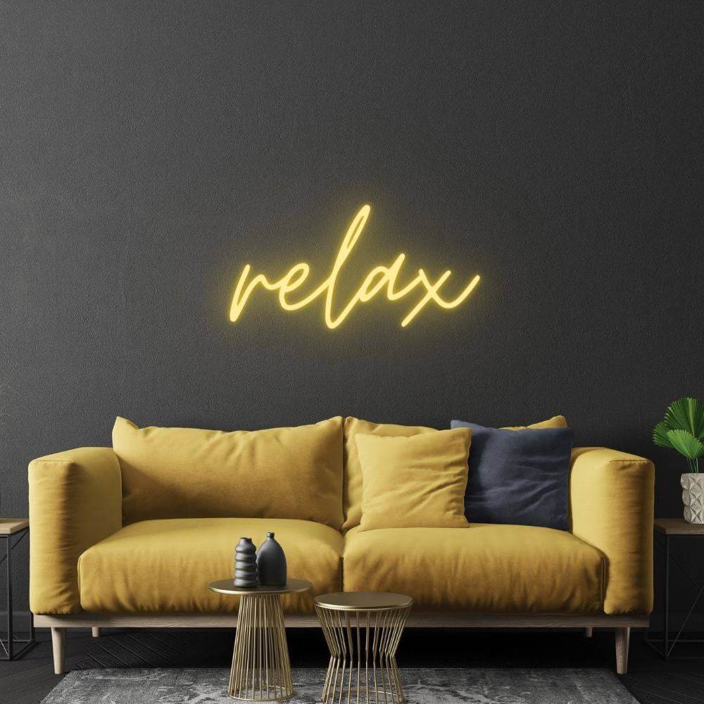 Relax Sign LED Neon Sign - Planet Neon