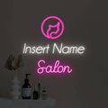 Salon With Icon By Part Custom LED Neon Sign - Planet Neon