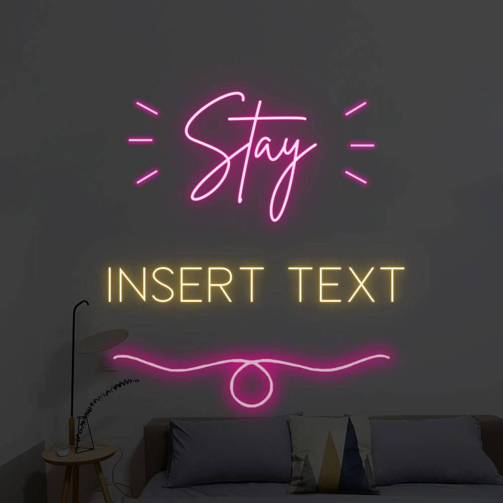 Stay Part Custom LED Neon Sign - Planet Neon