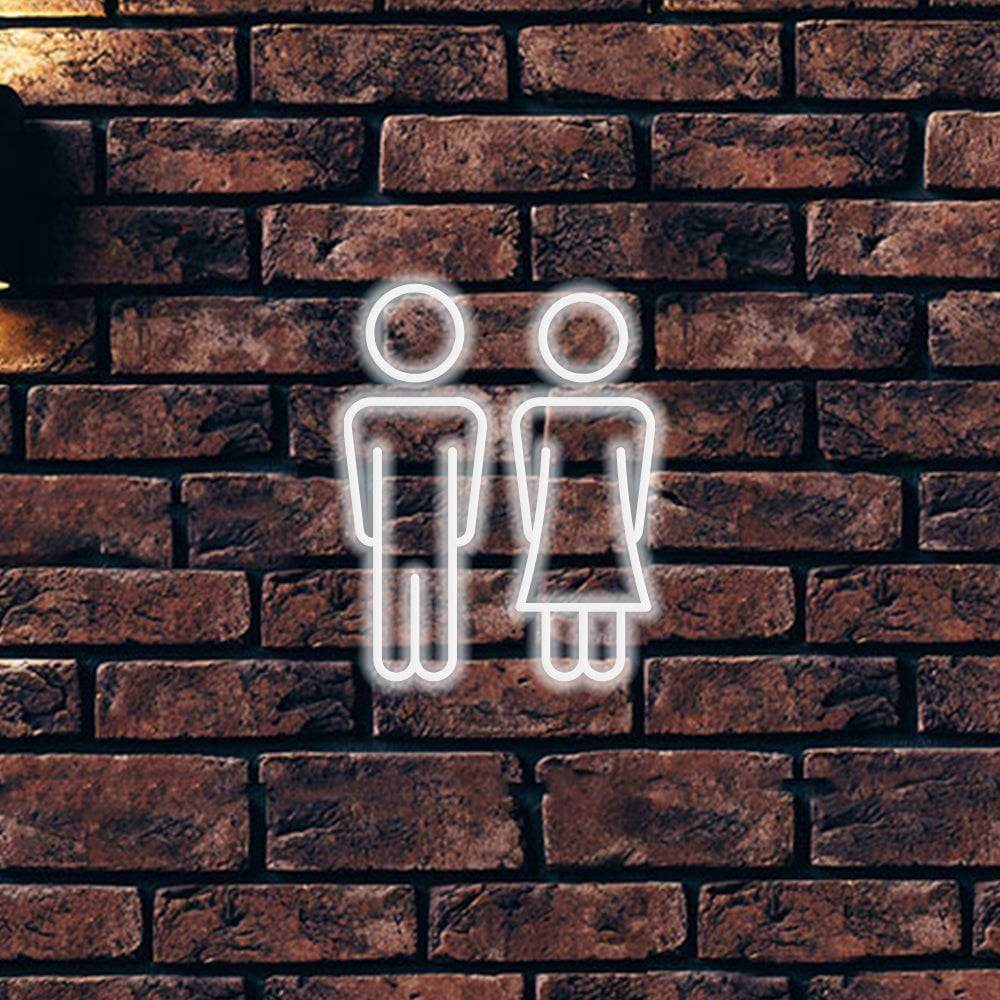 Unisex Toilette LED Neon Sign - Planet Neon