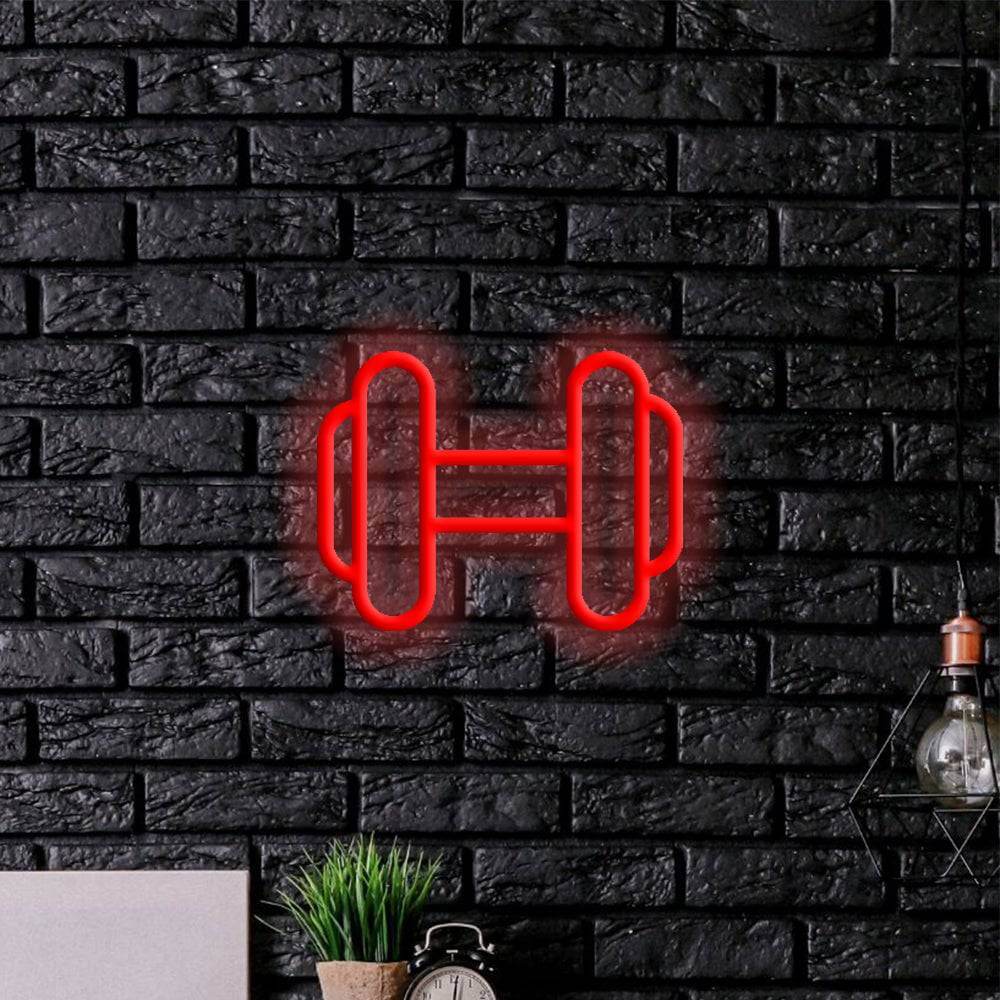 Weights LED Neon Sign - Planet Neon